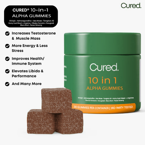 LABOR DAY - Cured®  10-in-1 Alpha Gummies