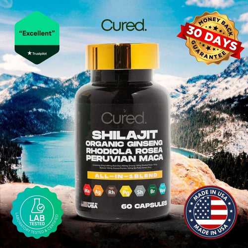 CURED® Pure 6 in 1 Shilajit Capsules