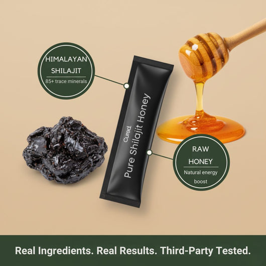 CURED® Shilajit Honey Sticks