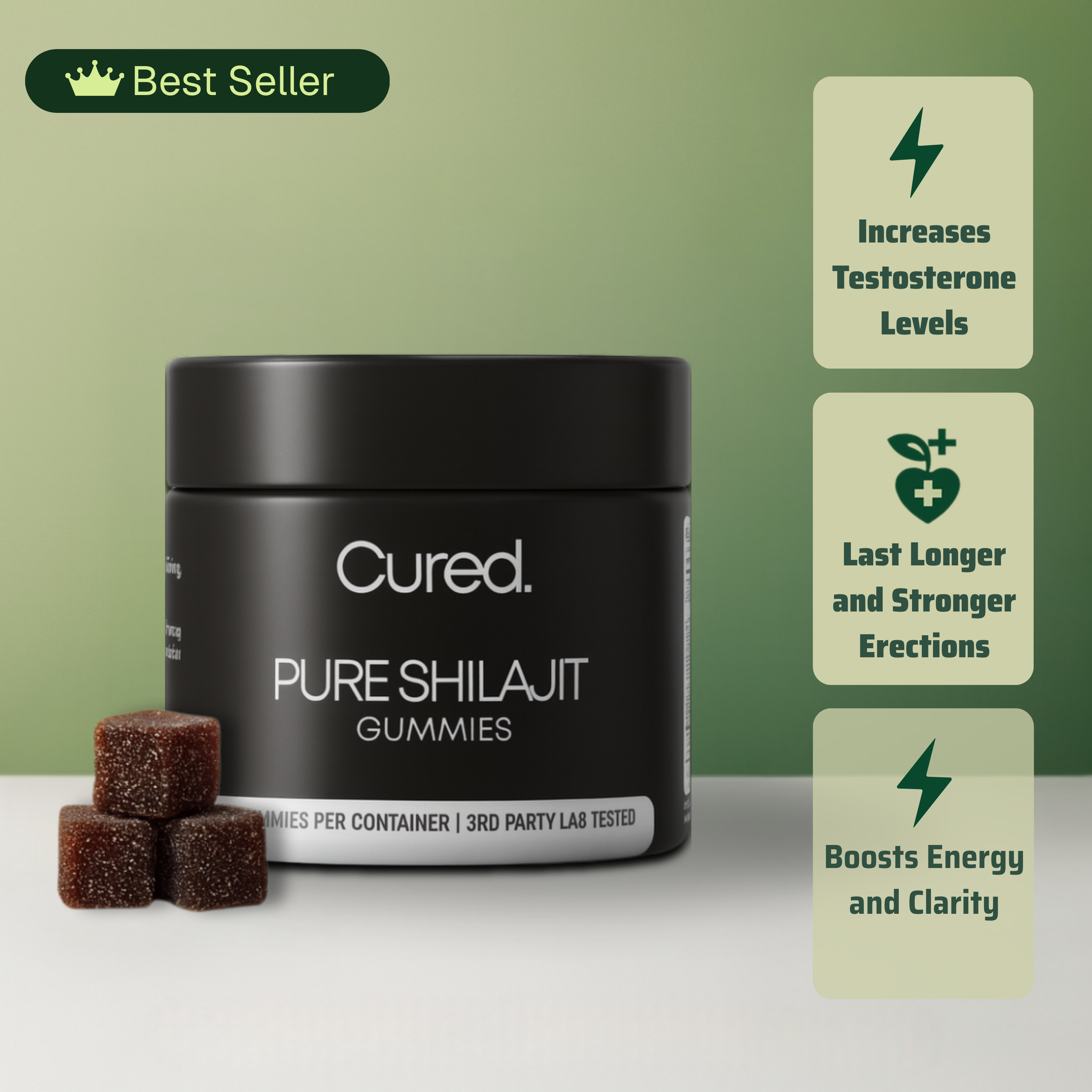 CURED® Pure Shilajit Pro Bundle