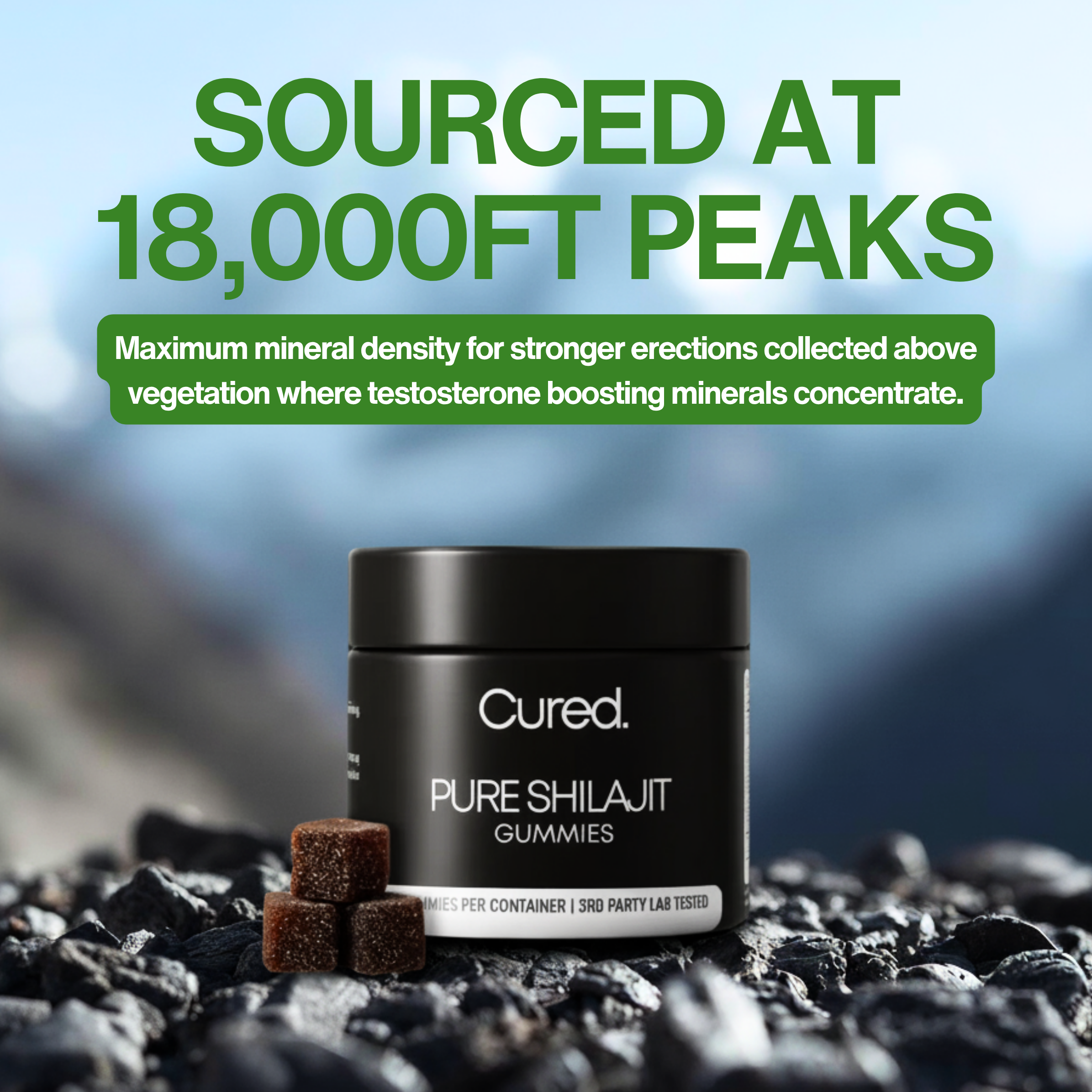 CURED® Pure Shilajit Gummies