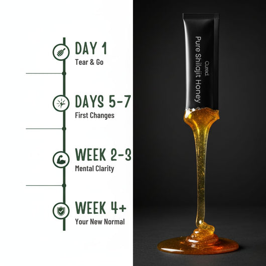 CURED® Shilajit Honey Sticks