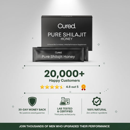 CURED® Shilajit Honey Sticks