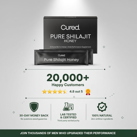 CURED® Shilajit Honey Sticks