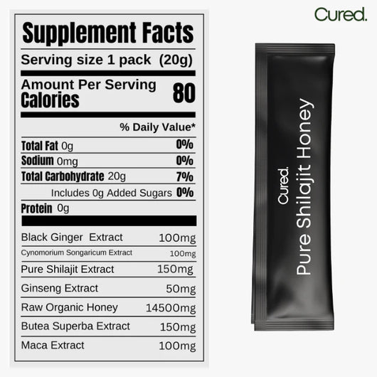 Pure Shilajit Honey Stick