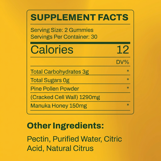 CURED® Pine Pollen Gummies