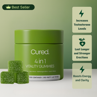 CURED® 4 in 1 vitality Gummies
