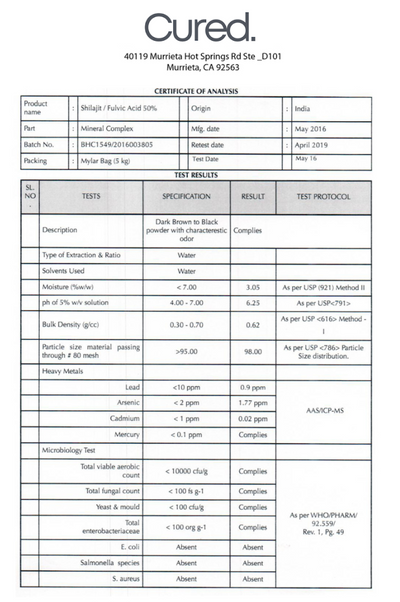 Third Party Lab Tested
