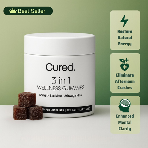 CURED® 3-in-1 wellness gummies
