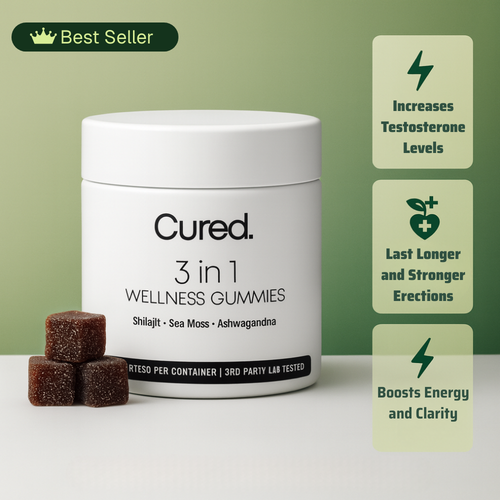 Cured 3-in-1 Wellness Gummies (One time offer)