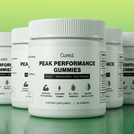 CURED® Peak Performance Gummies Pack of 5