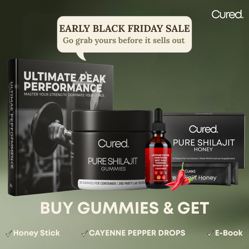 CURED® Pure Shilajit Pro Bundle